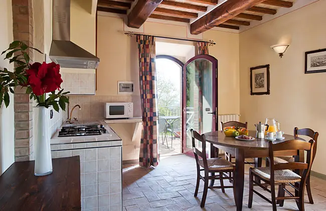 Terre Rosse Hotel in San Gimignano quercia apartment