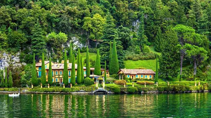The green beauty of Lake Como, Italy