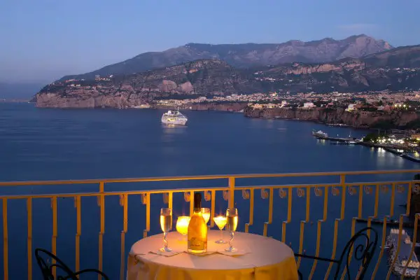 Belair Hotel Sorrento romantic terrace