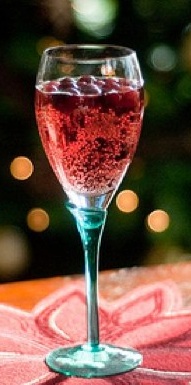 Pointsettia cocktail