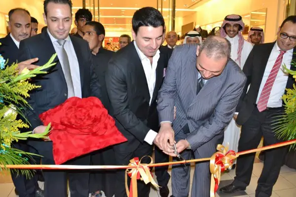 Montegrappa first boutique ribbon cutting Saudi Arabia