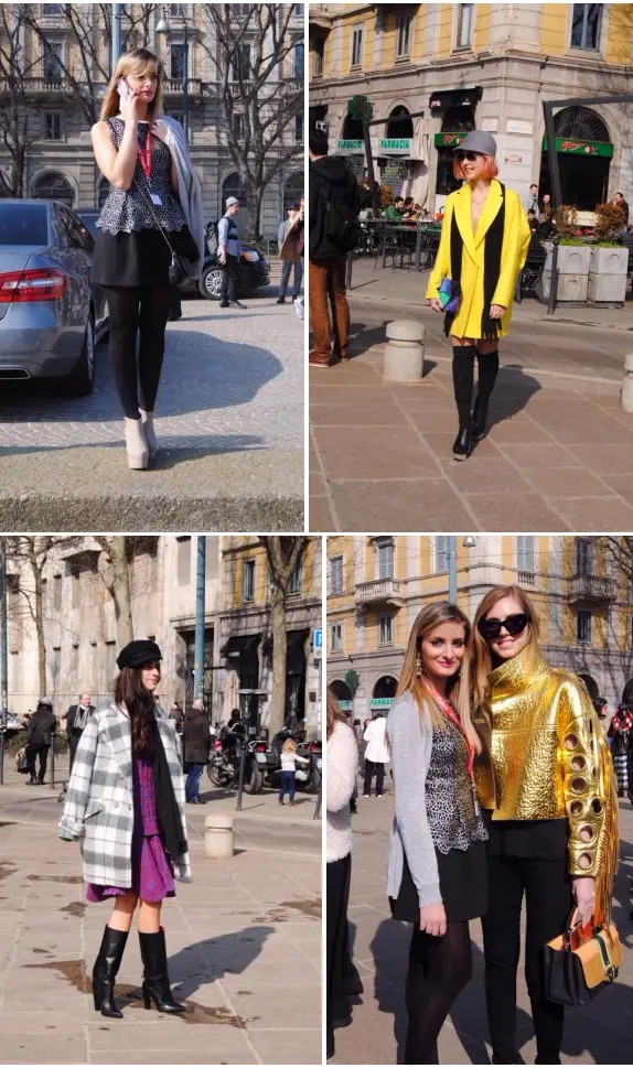 Milan Fashion Week bloggers group 1