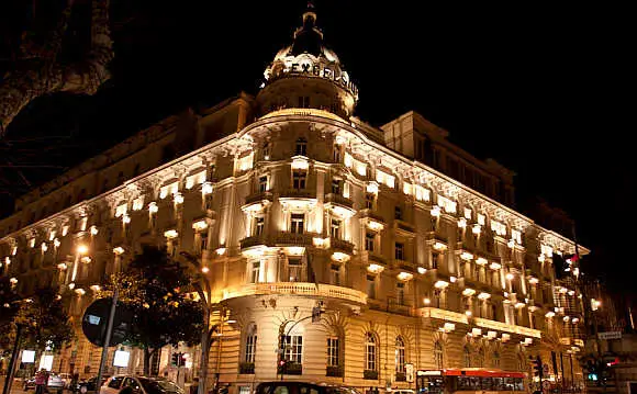 Westin Excelsior Rome at night