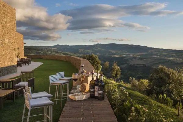 Tuscany wine view