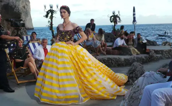 Dolce & Gabbana Hosts Alta Moda FW 2014-15 Catwalk in Capri • Italia Living