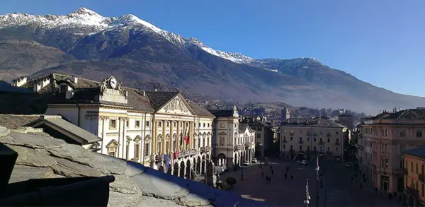 Aosta Italy piazza
