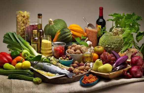 Mediterranean Diet table
