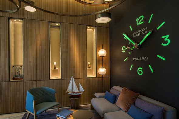 Panerai Miami Design District clock