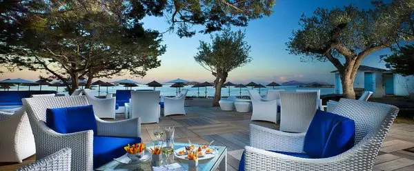 Costa Smeralda Hotel Romazzino champagne garden