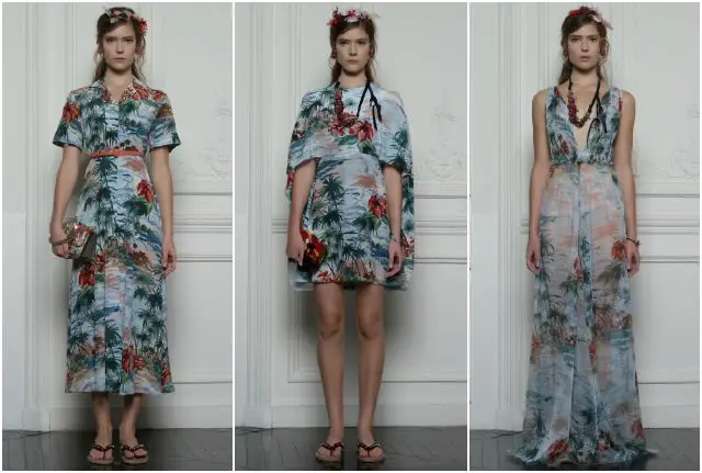 Valentino Hawaiian Couture collection women