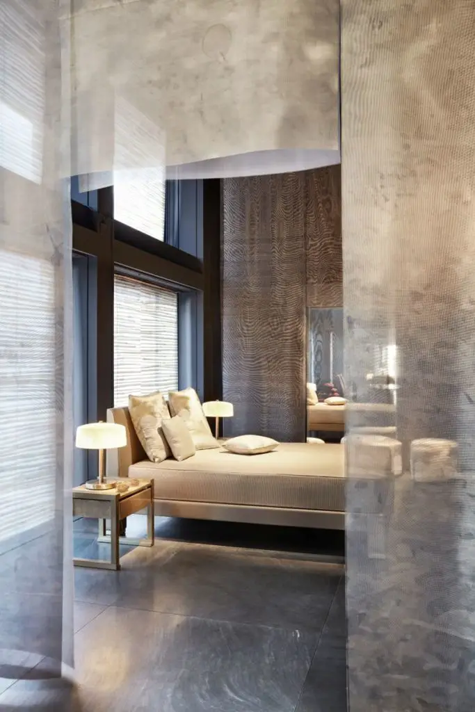 Armani Casa bedroom