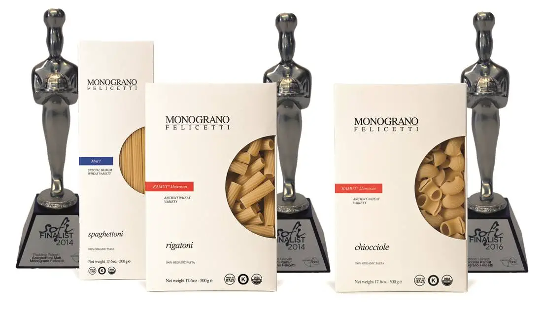Felicetti pasta recieves 3 sofi award nominations from Specialty Food Association