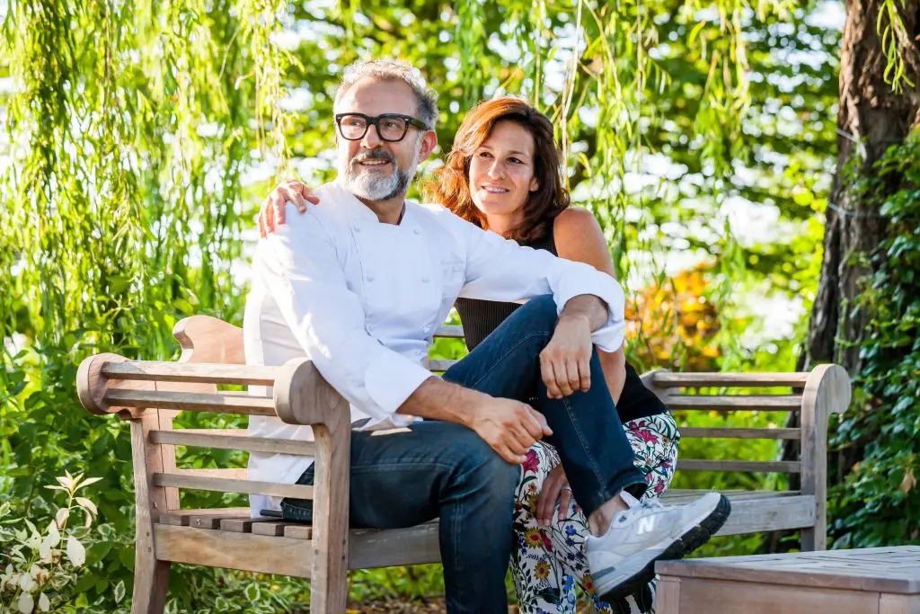 Massimo Bottura &amp; wife, Lara Gilmore. Photo credit: Marco Poderi