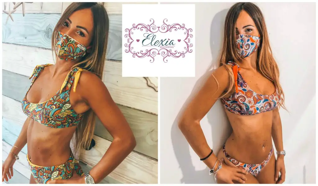 Italian Designer Creates Trikini Matching Bikini And Face Mask Set Italia Living